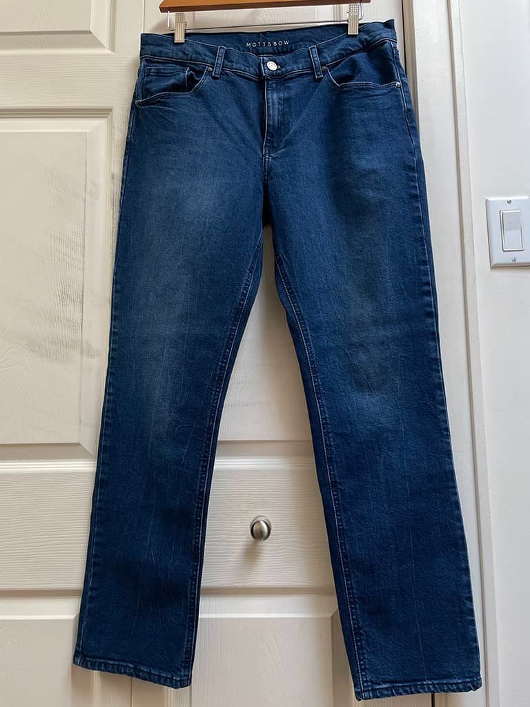 Mott & Bow Ludlow Slim Boyfriend Jeans In Medium Blue Wash 32x30 — image 2 of 8